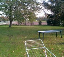 Notre terrain environ 1100 m&sup2;