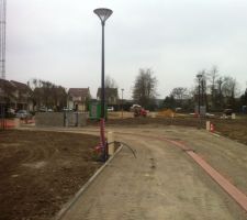 Viabilités terminés manque bornage et clôture de séparation.