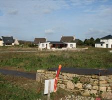 Photo prise du coin Sud/Ouest en direction du Nord/Est.