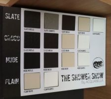 Teintes des receveurs Acquabella