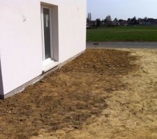 Remblais suite &agrave; affaissement