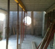 Vue sur la cuisine et s&eacute;jour