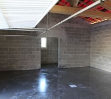 B&eacute;ton du garage fait