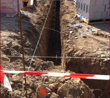 Le ferraillage terminé et bien fait