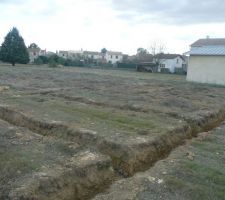 Terrassement des fondations