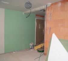 Faux Plafond RDC et isolation des murs