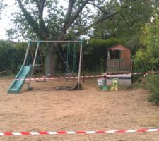 La moiti&eacute; du terrain