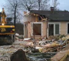 Démolition de la construction existante