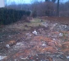 Terrain apr&egrave;s d&eacute;molition