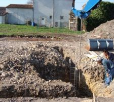 LE trou (3,5m de profondeur pour trouver le dur...)