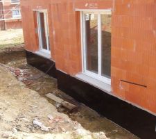 Enduit bitumeux sur vide sanitaire