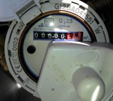 Le premier relevé de consommation eau