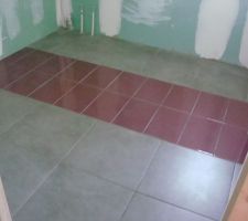 Salle de bain en cours