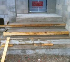 Escalier mis au bonne mesures en hauteur