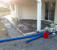 Pose de carrelage terrasse 2 &egrave;me jour