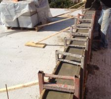 Fin de Coulage des poutres sans retombée !!!