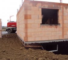 Remblais après la pose du delta MS