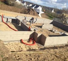 Vide sanitaire : pose plomberie / &eacute;lec