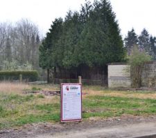 Implantation du panneau de construction