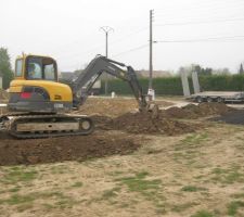 Début excavation