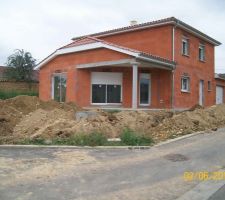 Une fois le terrassement refait, la cuve ne se verra plus.