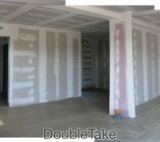 Rdc après que la dalle anhydre ait été coulée