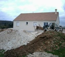 La dune est quasiment étalée...