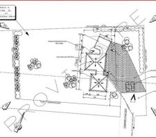 Plan d'implantation maison.