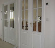 HALL - Double porte hall/s&eacute;jour