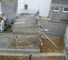 L'emplacement de la piscine vue du ciel