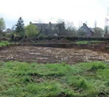 Terrassement de la maison fini !