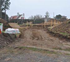Element important, l'acc&egrave;s chantier , coup de chance, l'&eacute;tat du sous sol nous a fait &eacute;conomiser quelques centaines d'euro