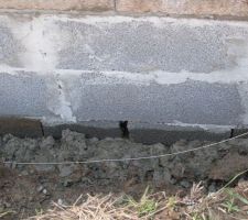 Un trou dans la rangée du bas