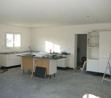 Cuisine en cours de montage