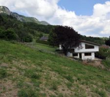 Vue laterale (on se rend un peu mieux compte de la Pente...)