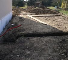 Construction du garage