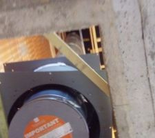 Installation du conduit chemin&eacute;e