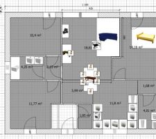 Plan avec la troisième chambre