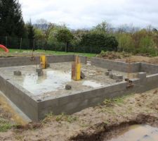 D&eacute;but des fondations