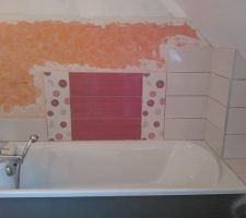 Salle de bains &eacute;tage