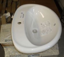 Vasque Jacob Delafon choisi dans la gamme du constructeur.