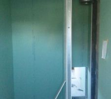 Douche en cours
