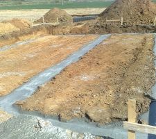 Coulage des fondations