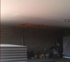 Plafond fait ! reste les joints !