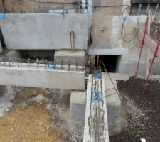 Arrivée et mise en place des longrines.
Détails
