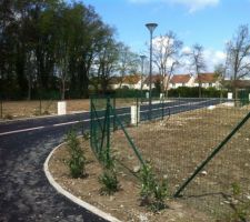 Fin de la viabilisation du terrain