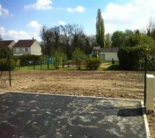 Fin de la viabilisation du terrain
