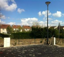 Fin de la viabilisation du terrain