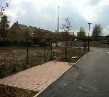 Fin de la viabilisation du terrain