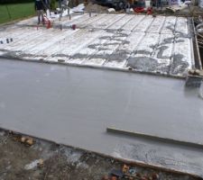 Coulage de la terrasse